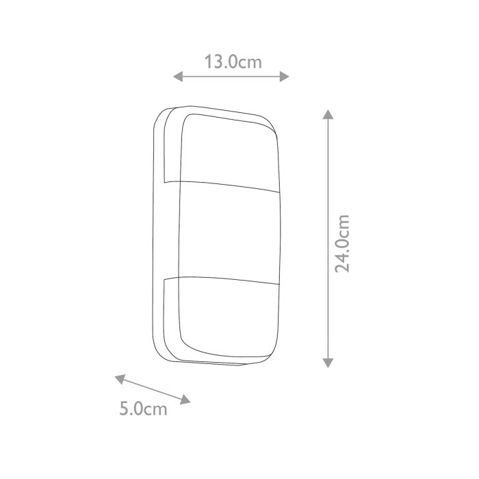 Lars LED Wall Light - Black