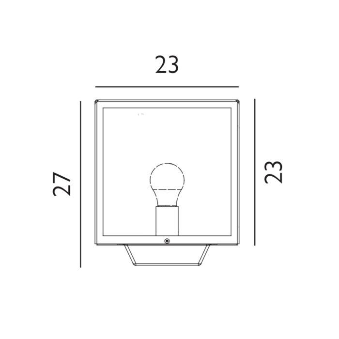 Lofoten 1 Light Pedestal - Black