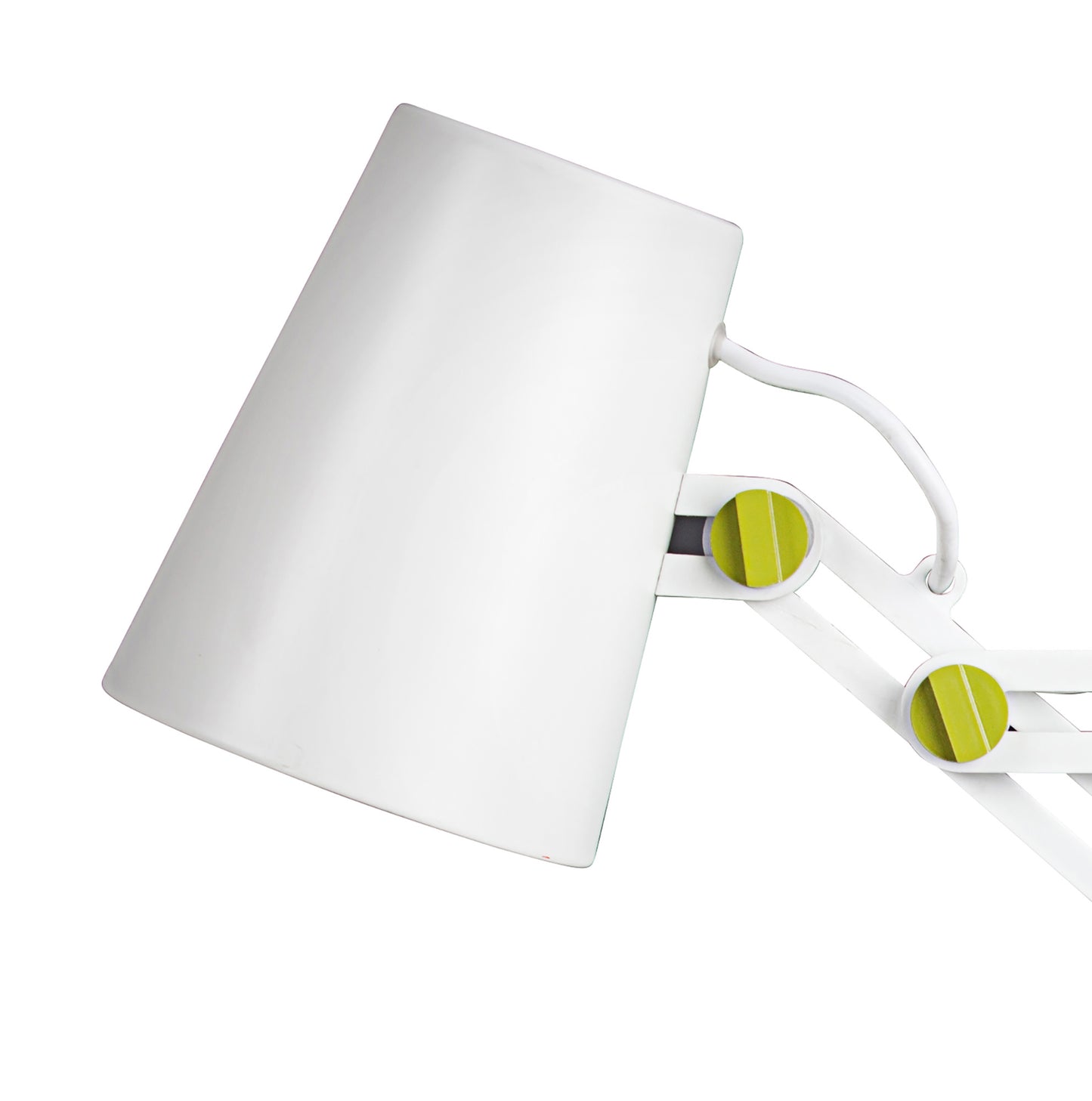 Looker Table Lamp 1 Light E27, Matt White/Green by Mantra