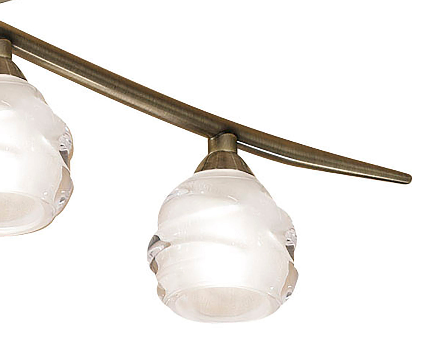 Loop Rectangular Telescopic 8 Light G9 ECO Line, Antique Brass by Mantra