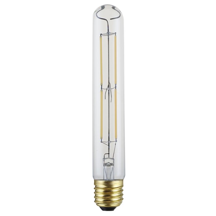 Large Tubular LED E27 Lamp - Clear Glass
