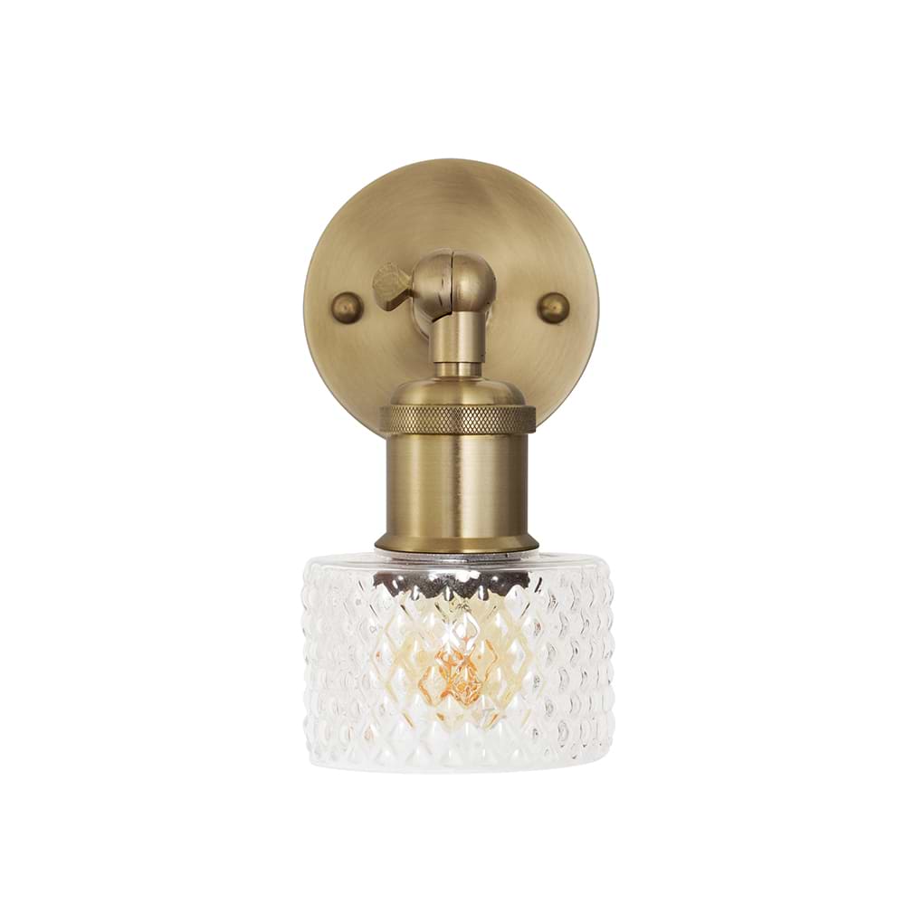 Dante Petite Prismatic Glass Wall Light