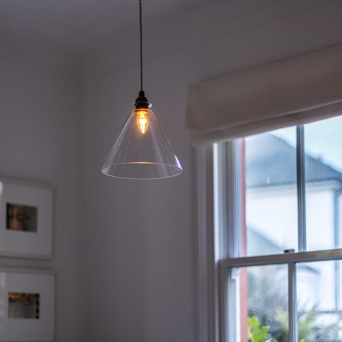 Thomas Clear Glass Pendant Light