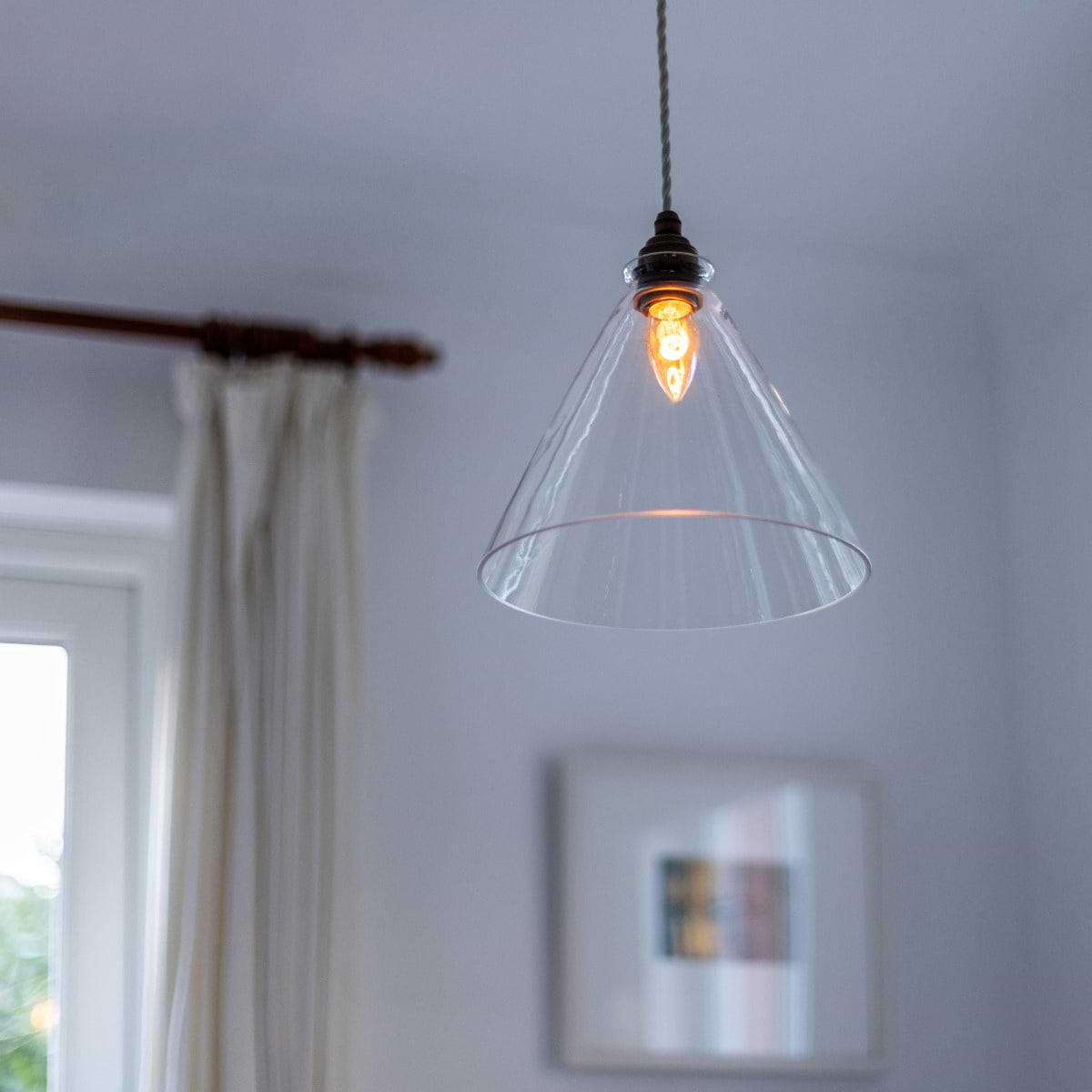 Thomas Clear Glass Pendant Light