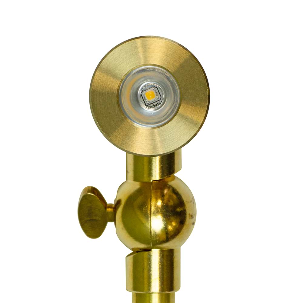 Soho Lighting Chelsea IP68 Solid Brass Spike Light 24V DC 3000K with 2 Metre Cable