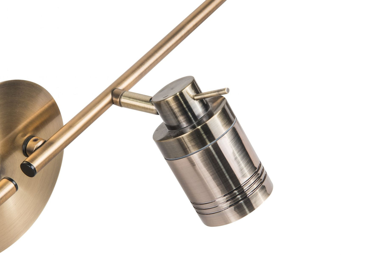 Luxo 4 Light Spotlight Bar Antique Brass
