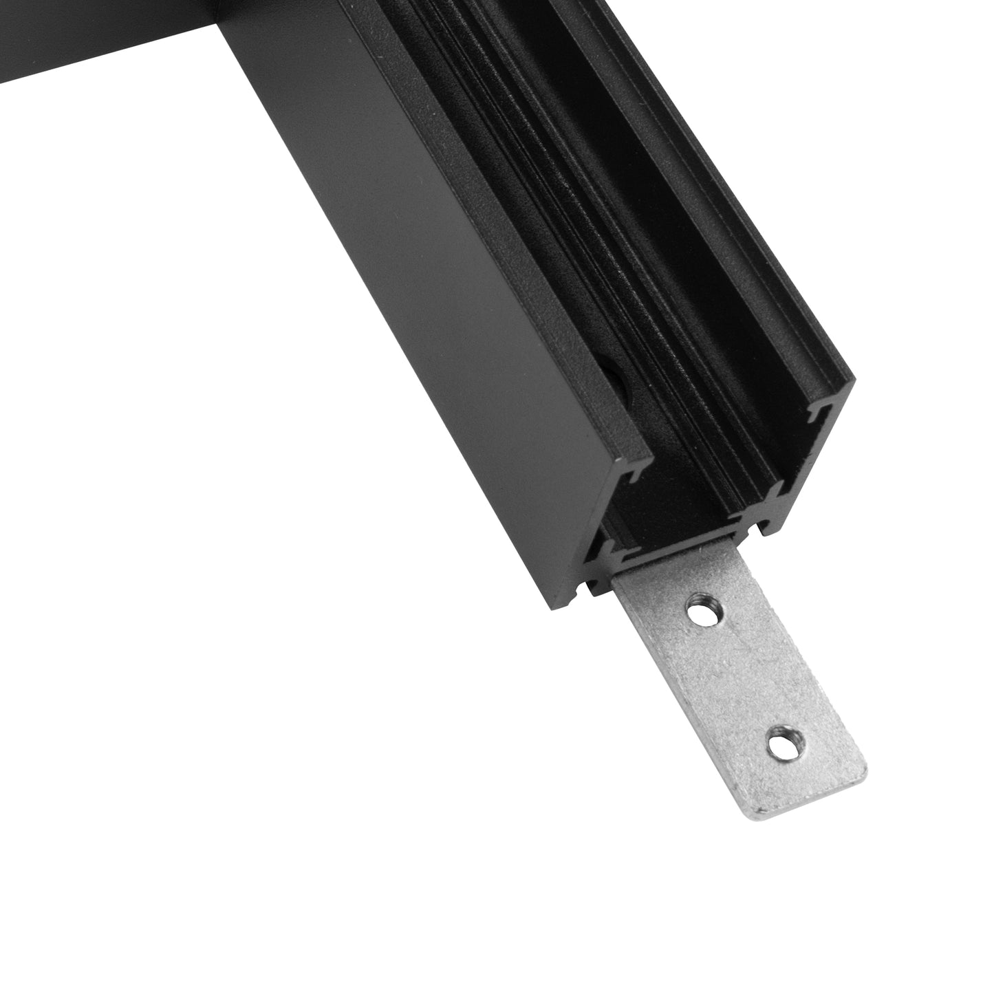 Magneto Shallow Single Connector Surface L-Joint 90º, Black For M8300 & M8301 by Mantra