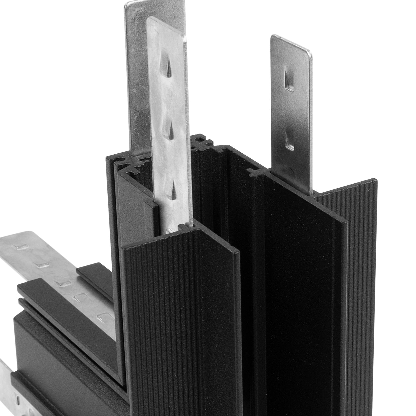 Magneto Recessed L-Joint Wall To Wall Out, Black For M8307/M8308 by Mantra