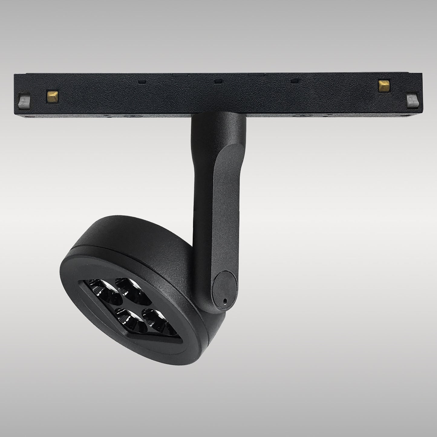 Magneto Track Disc Spotlight, 10W LED, 3000K, 800lm, Black, 3yrs Warranty by Mantra