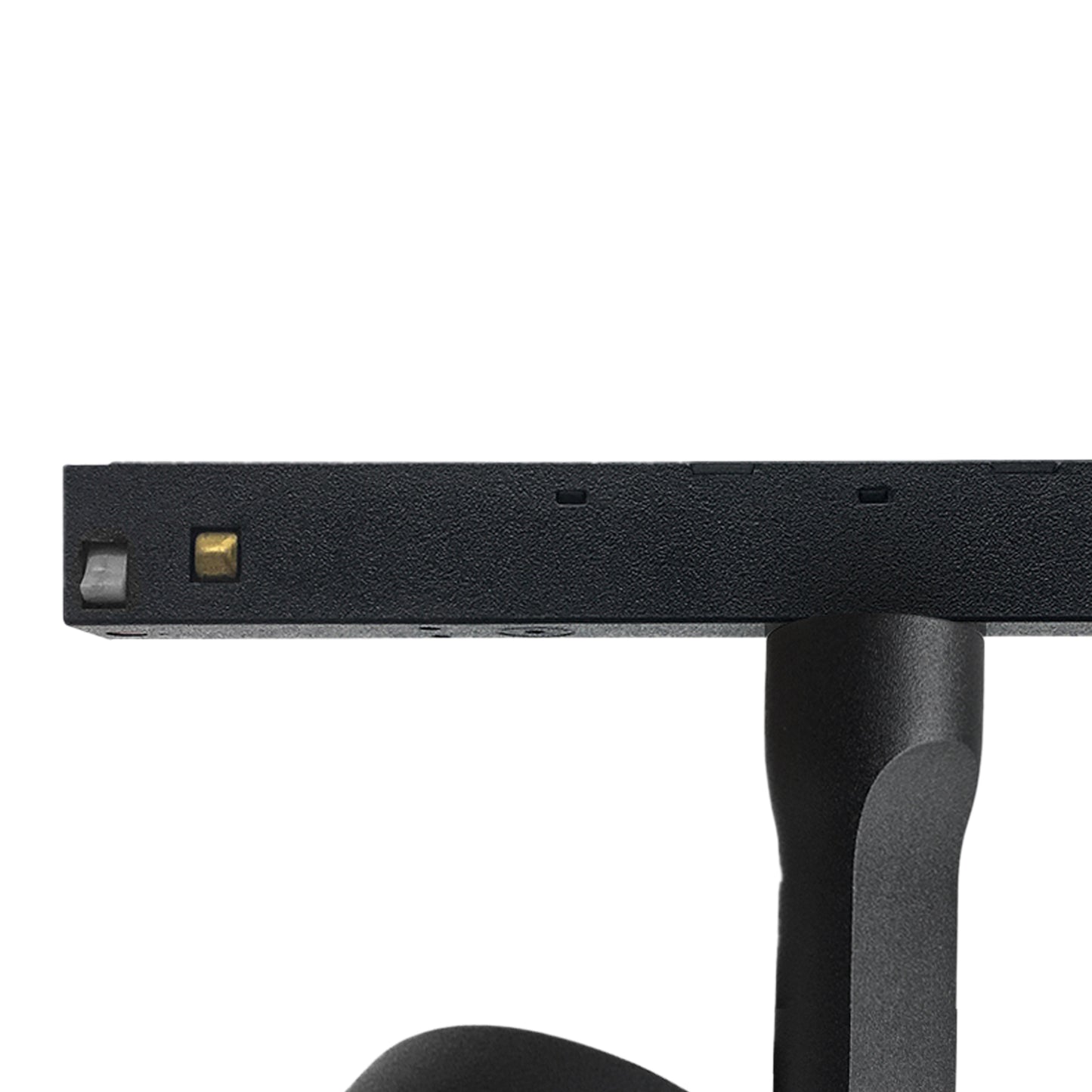 Magneto Track Disc Spotlight Triac Dimmable, 10W LED, 3000K, 800lm, Black, 3yrs Warranty by Mantra