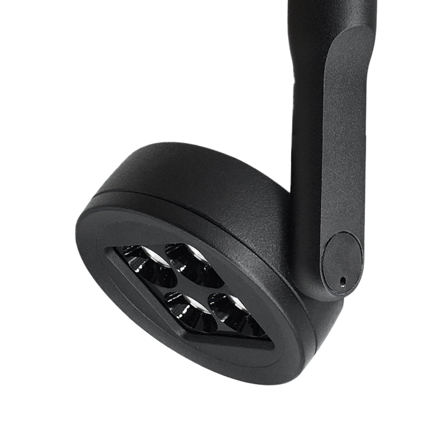 Magneto Track Disc Spotlight Triac Dimmable, 10W LED, 3000K, 800lm, Black, 3yrs Warranty by Mantra