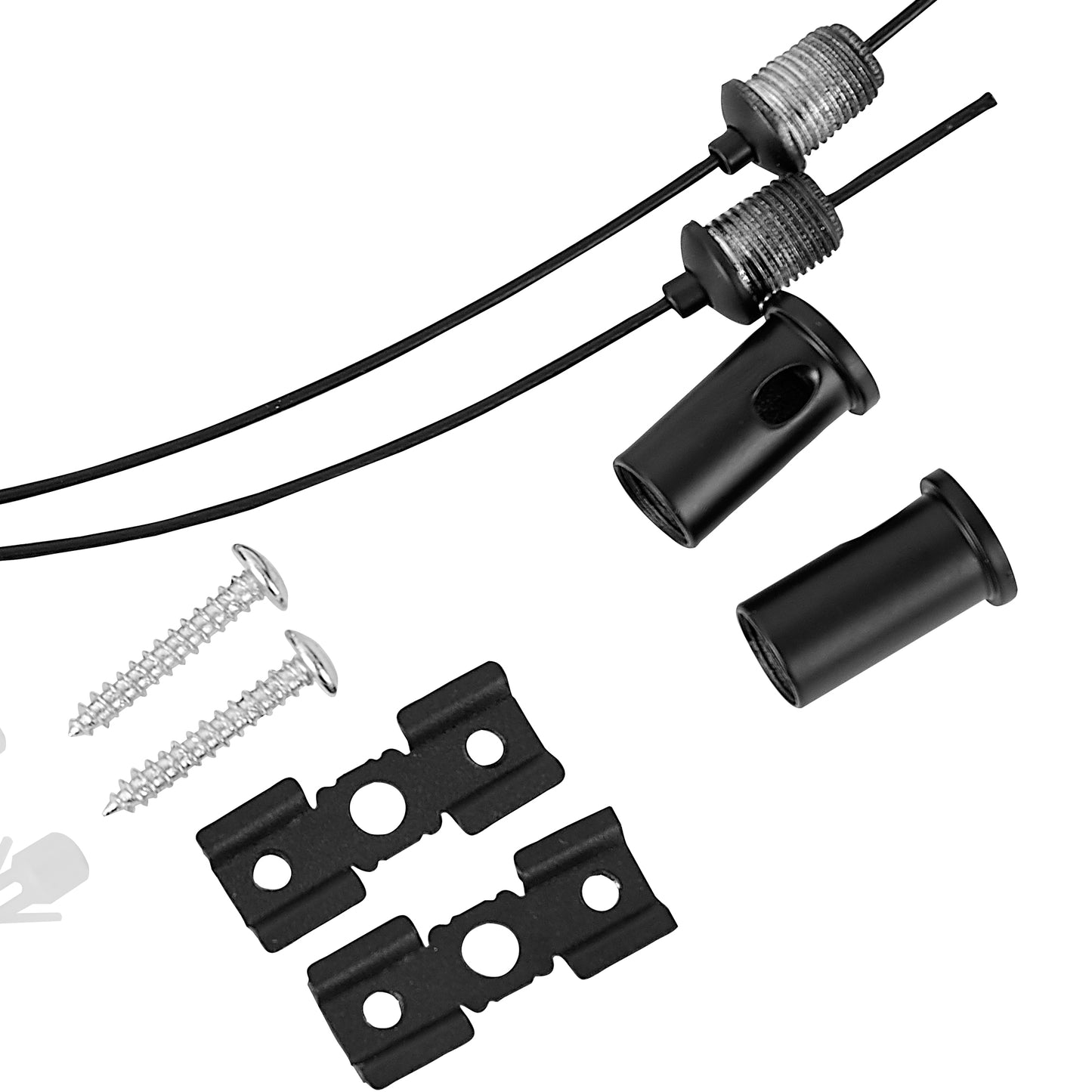 Magneto 2m Suspension Kit, Black For All Types Of Surface Track (2 Pack) by Mantra
