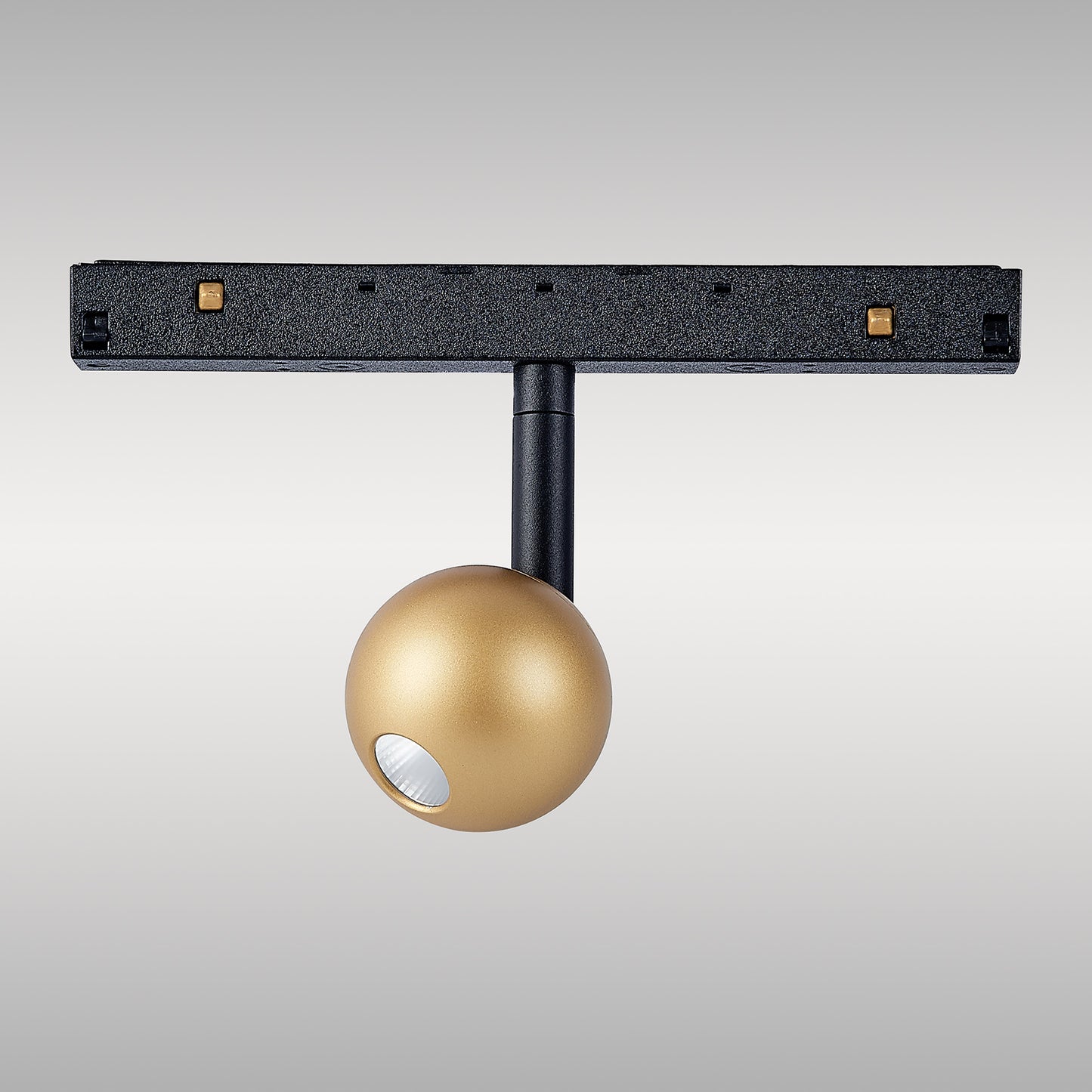 Magneto Track Ball Spotlight, 7W LED, 3000K, 560lm, Gold/Black, 3yrs Warranty by Mantra