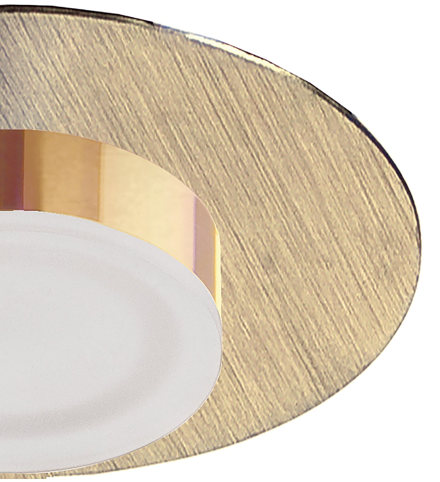 Marcel Recessed Down Light 4W LED Round 3000K IP44, 360lm, Satin Gold/Frosted Acrylic/Gold, Cut Out: 70mm, Driver Included, 3yrs Warranty by Mantra