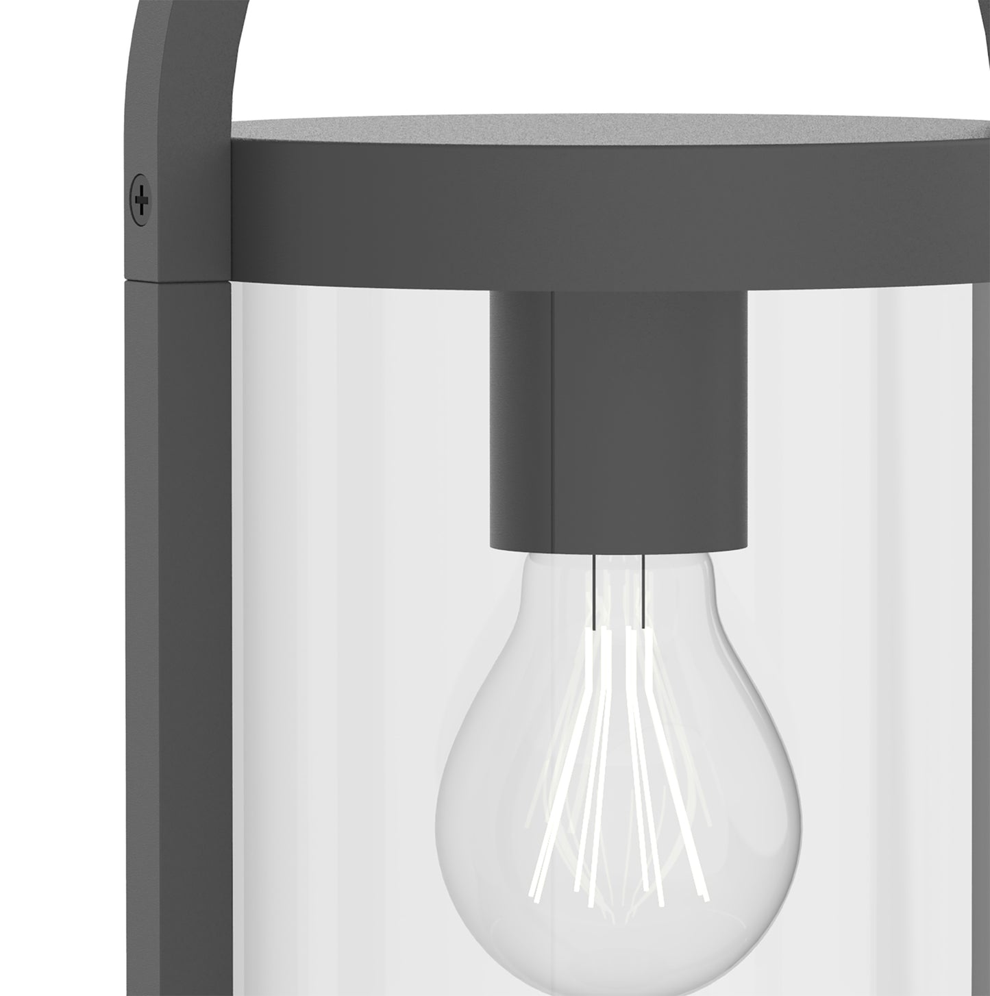 Maya Pedestal Lamp, 1 x E27, IP54, Anthracite, 2yrs Warranty by Mantra