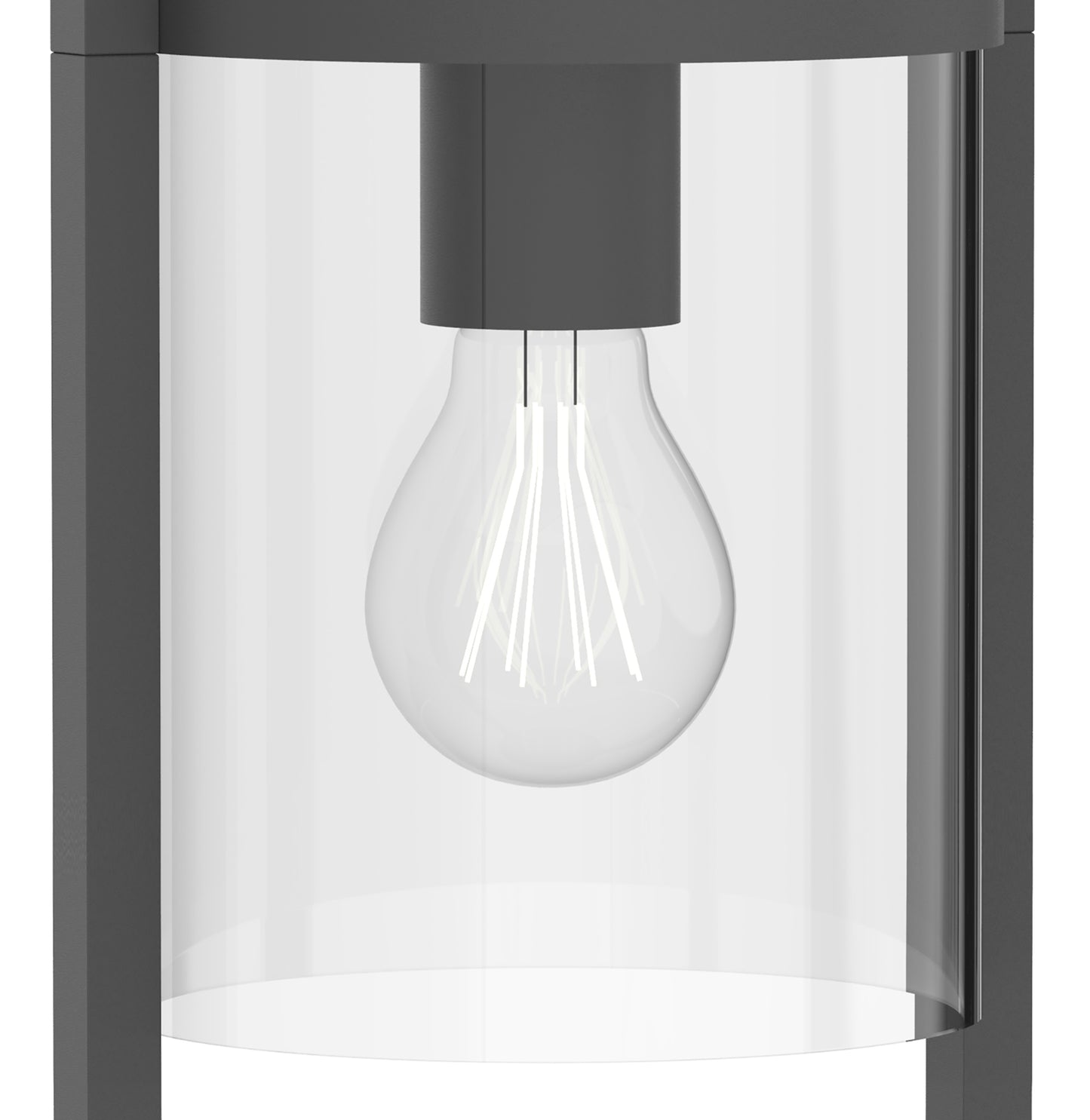 Maya Pedestal Lamp, 1 x E27, IP54, Anthracite, 2yrs Warranty by Mantra