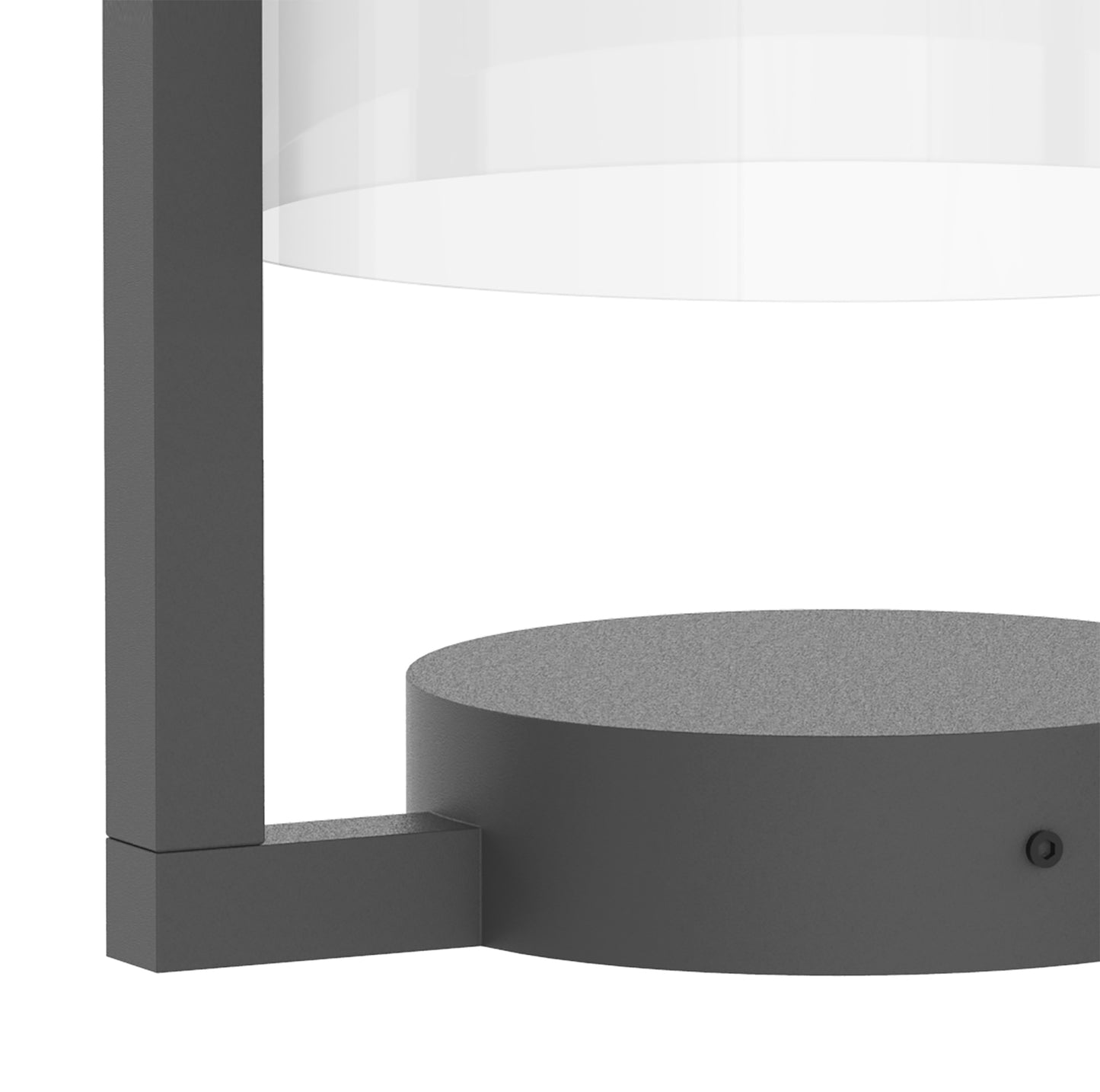Maya Pedestal Lamp, 1 x E27, IP54, Anthracite, 2yrs Warranty by Mantra