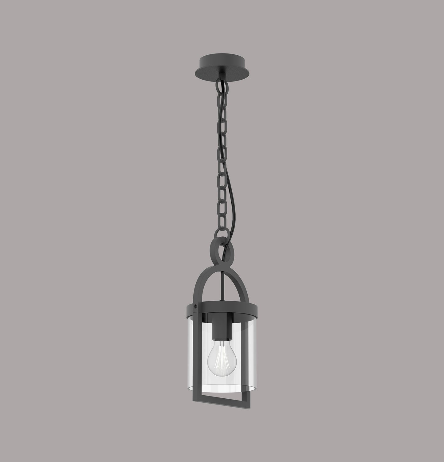 Maya Pendant, 1 x E27, IP54, Anthracite, 2yrs Warranty by Mantra