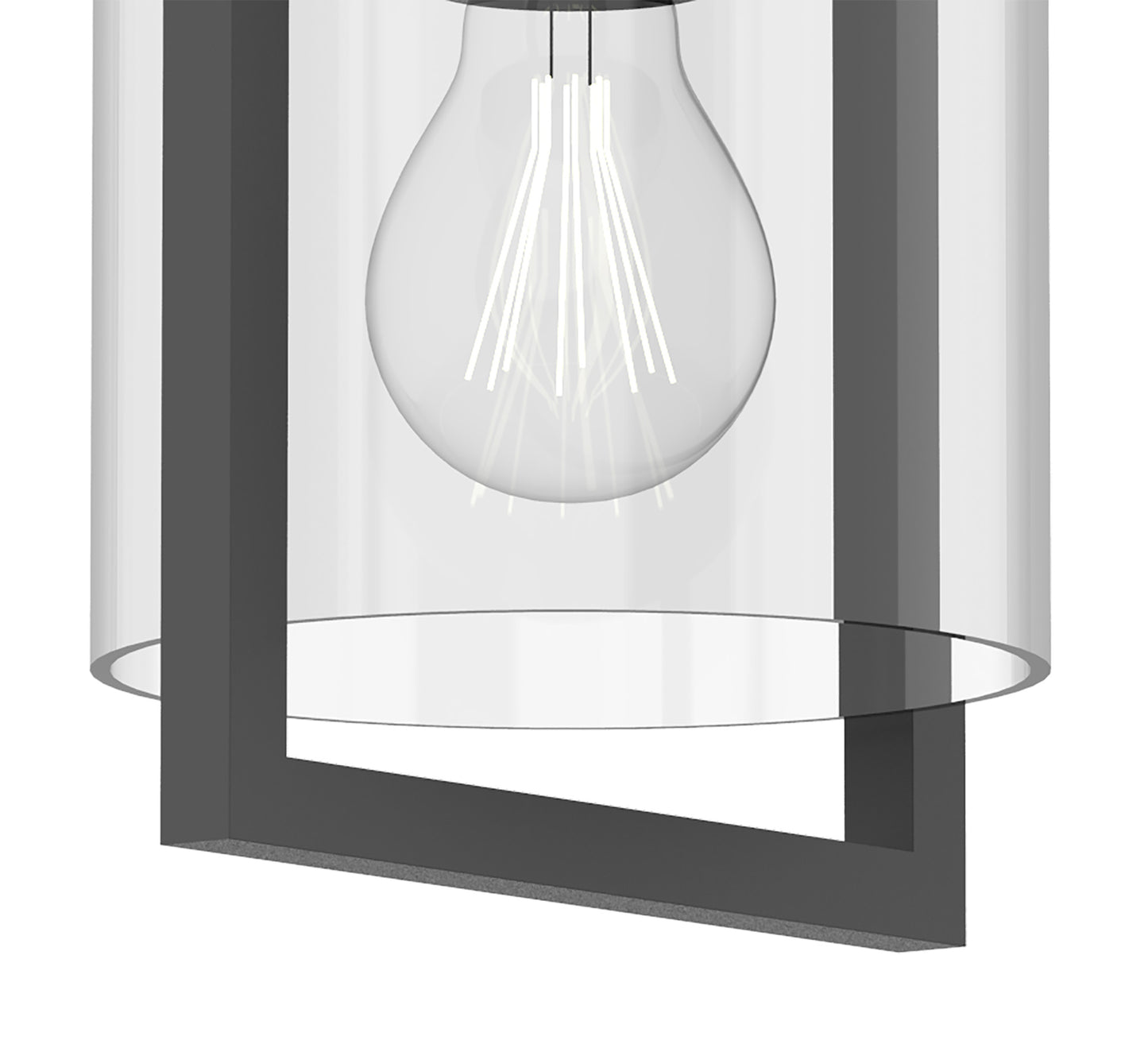 Maya Pendant, 1 x E27, IP54, Anthracite, 2yrs Warranty by Mantra