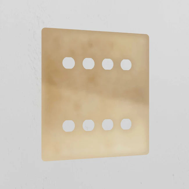 Corston 8g Antique Brass Switch Plate