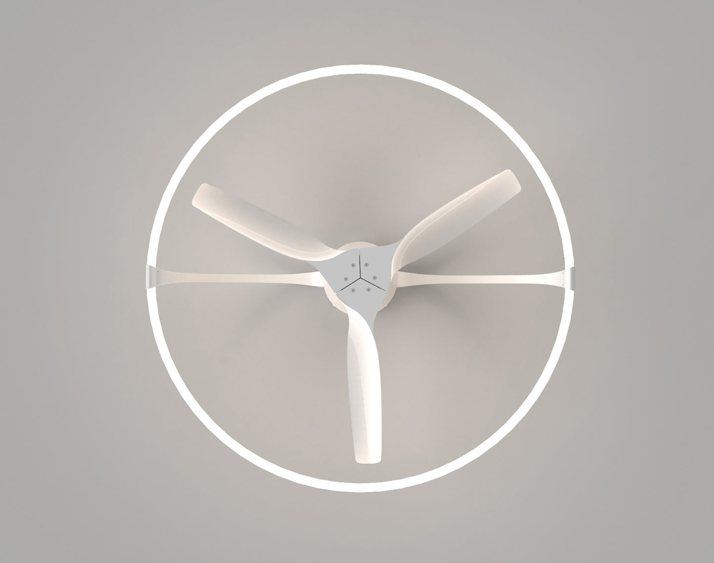 Nepal 75W LED Dimmable Ceiling Light With Built-In 35W DC Reversible Fan, White Finish c/w Remote Control, APP & Alexa/Google Voice Control, 7200lm by Mantra