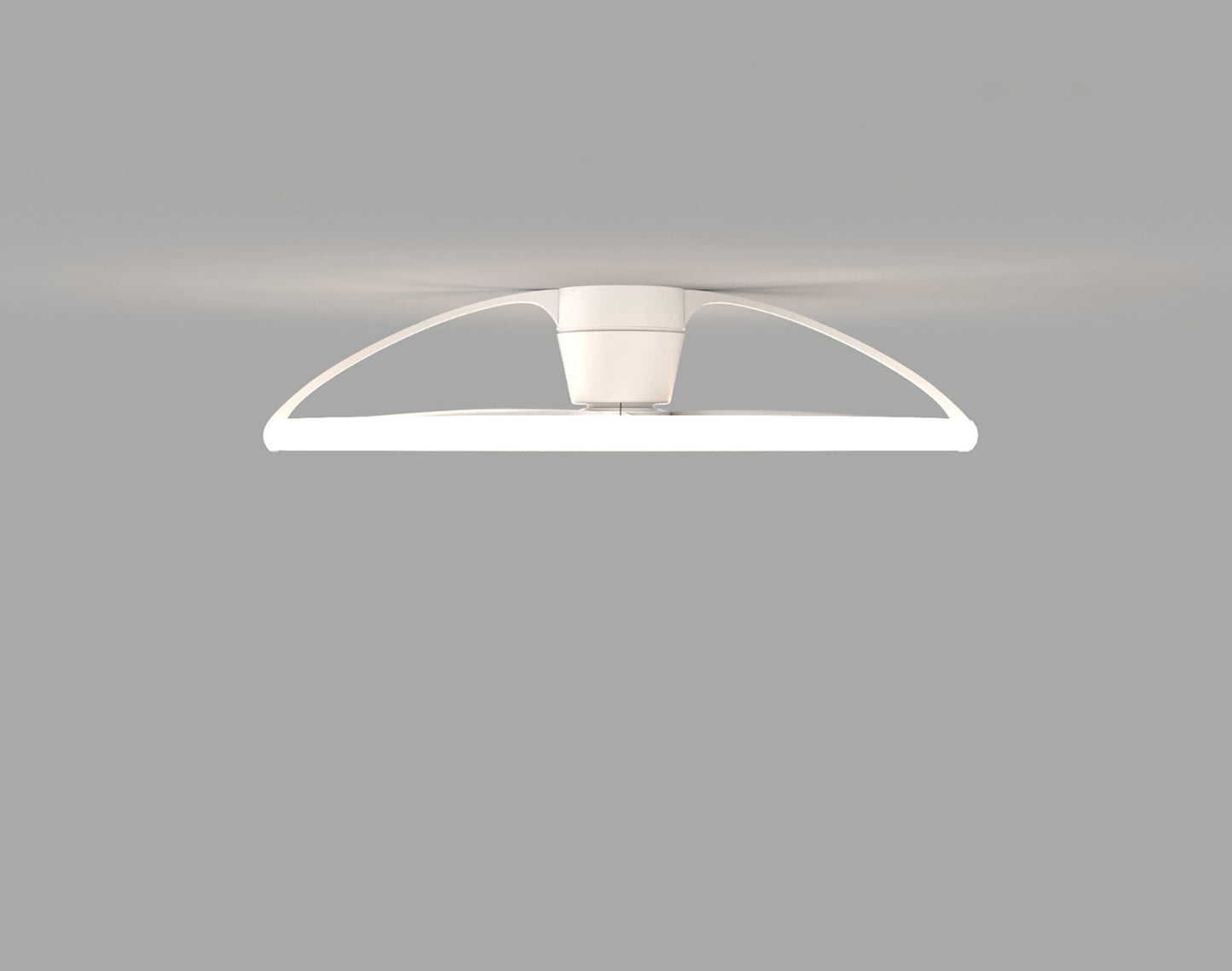 Nepal 75W LED Dimmable Ceiling Light With Built-In 35W DC Reversible Fan, White Finish c/w Remote Control, APP & Alexa/Google Voice Control, 7200lm by Mantra