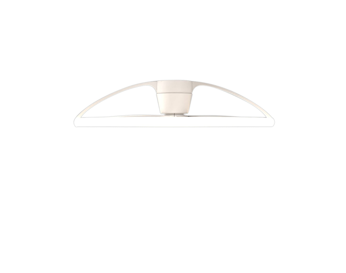 Nepal 75W LED Dimmable Ceiling Light With Built-In 35W DC Reversible Fan, White Finish c/w Remote Control, APP & Alexa/Google Voice Control, 7200lm by Mantra