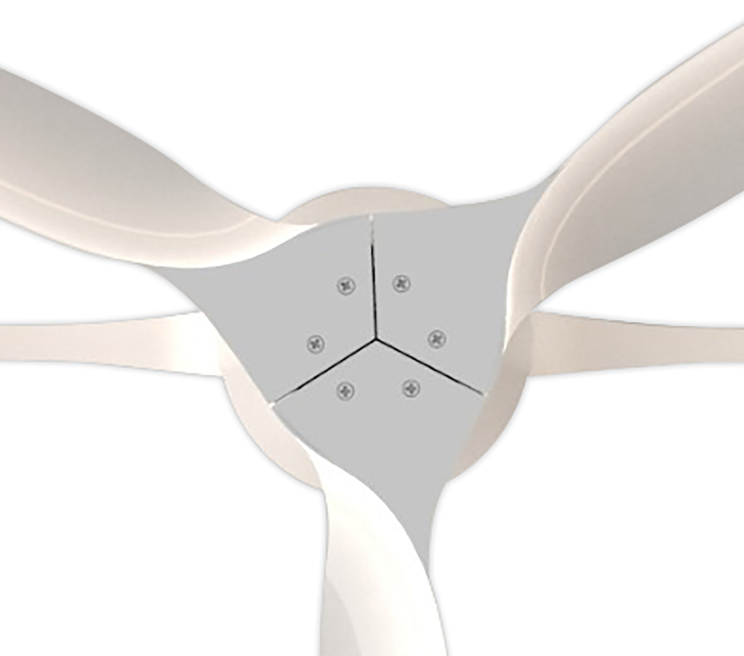 Nepal 75W LED Dimmable Ceiling Light With Built-In 35W DC Reversible Fan, White Finish c/w Remote Control, APP & Alexa/Google Voice Control, 7200lm by Mantra