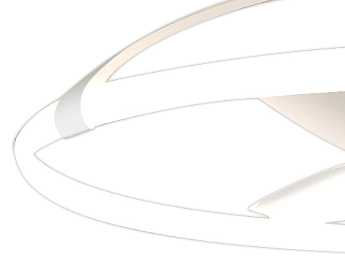 Nepal 75W LED Dimmable Ceiling Light With Built-In 35W DC Reversible Fan, White Finish c/w Remote Control, APP & Alexa/Google Voice Control, 7200lm by Mantra