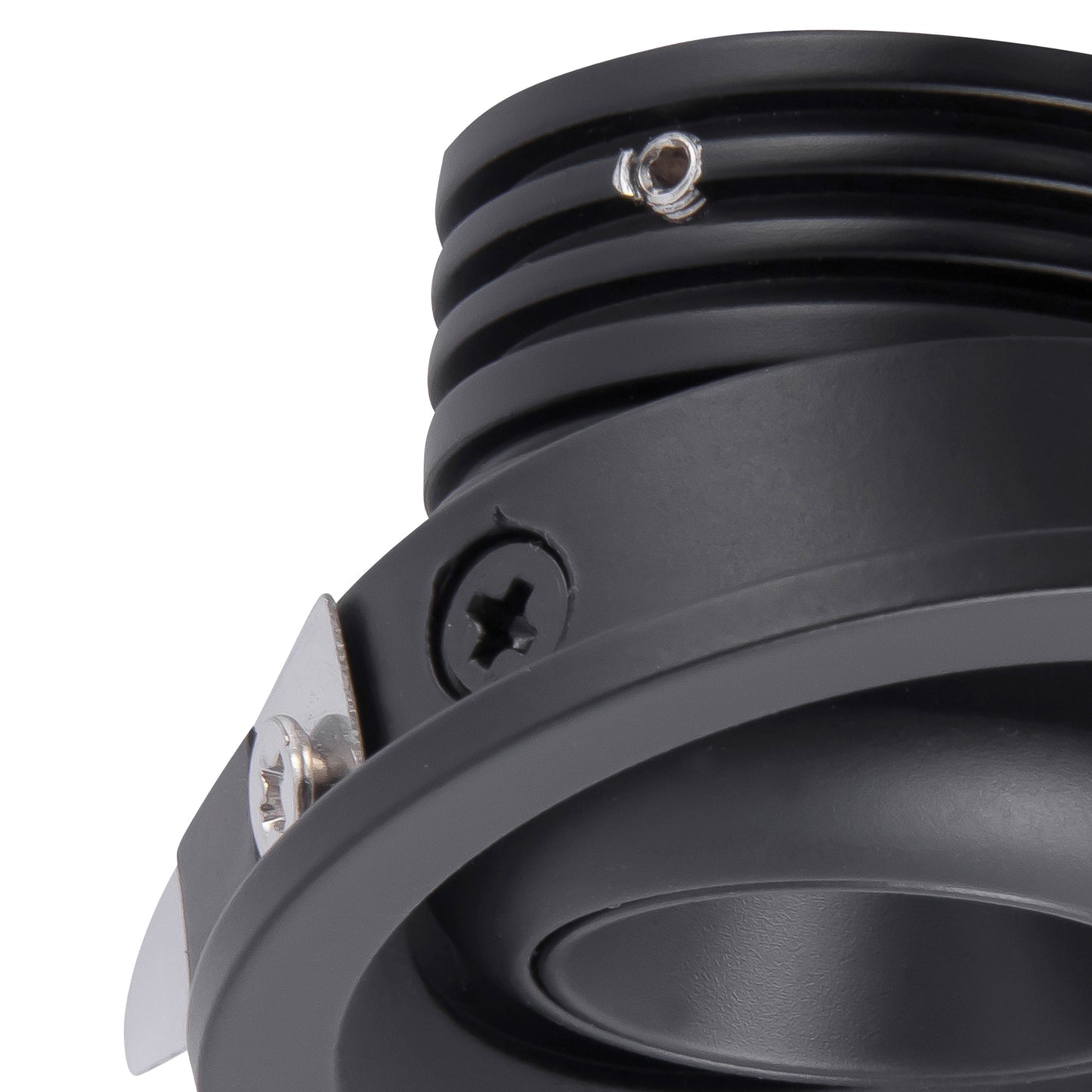 Neptuno Recessed Spotlight Mini Swivel, 3W LED, 4000K, 220lm, Black, 3yrs Warranty by Mantra