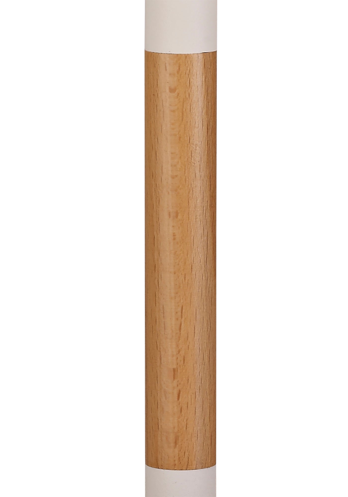 Nordica II Table Lamp With USB Socket, 1x23W E27, White/Beech With White Shade by Mantra