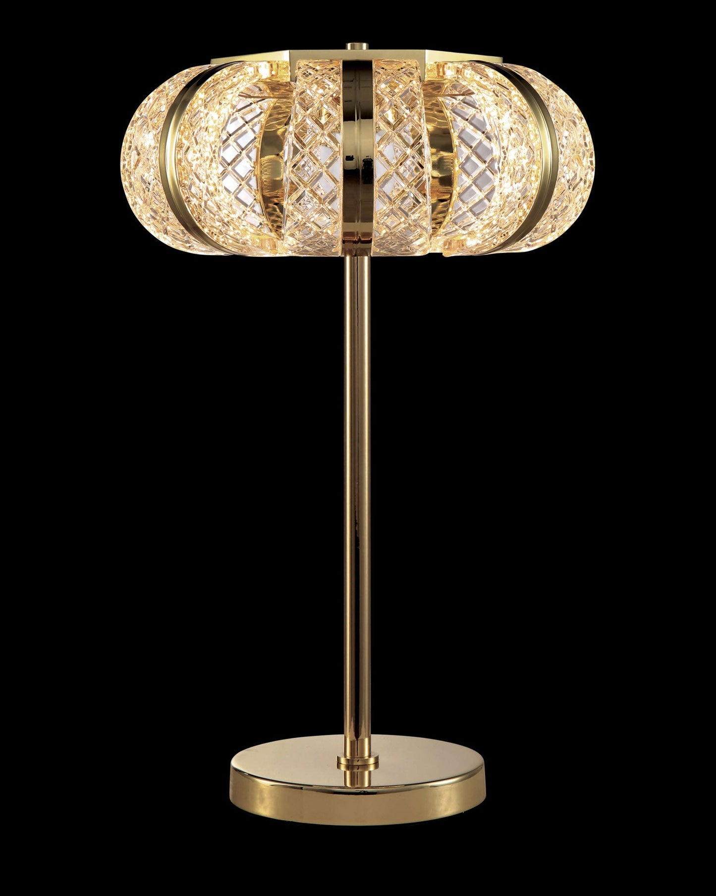Chiaro Table Lamp Gold Dimmable Light