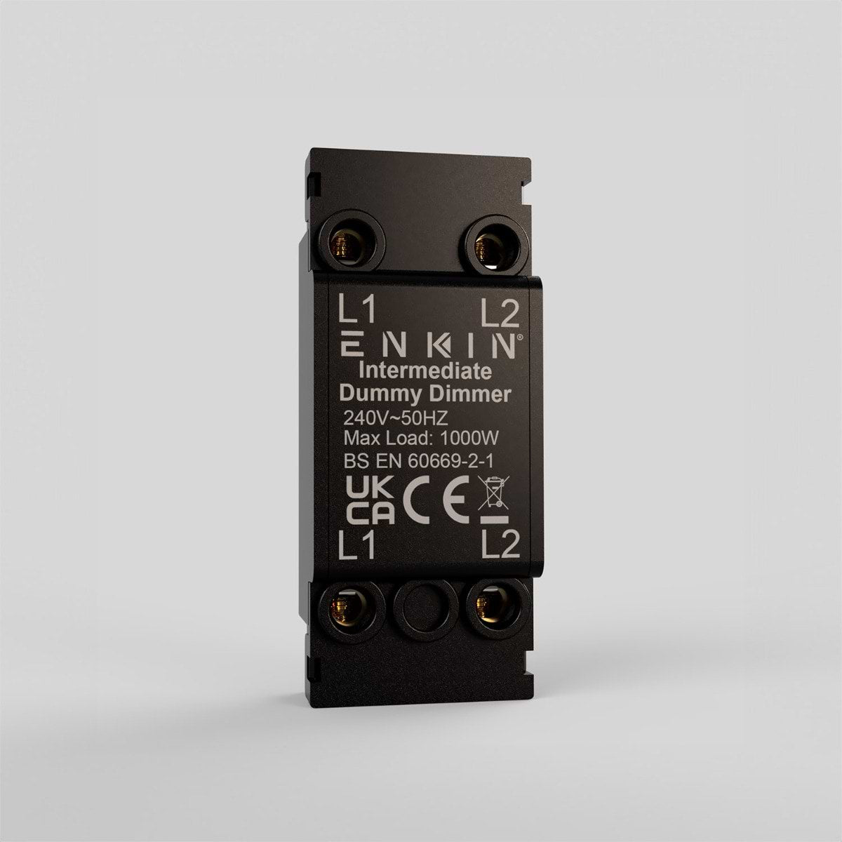 Soho Lighting White Metal CM Grid 1000W Intermediate Dummy Dimmer Module