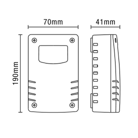 Adra Outdoor Photocell Sensor - Black