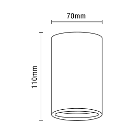 Ubeda Plaster Ceiling Down Light White