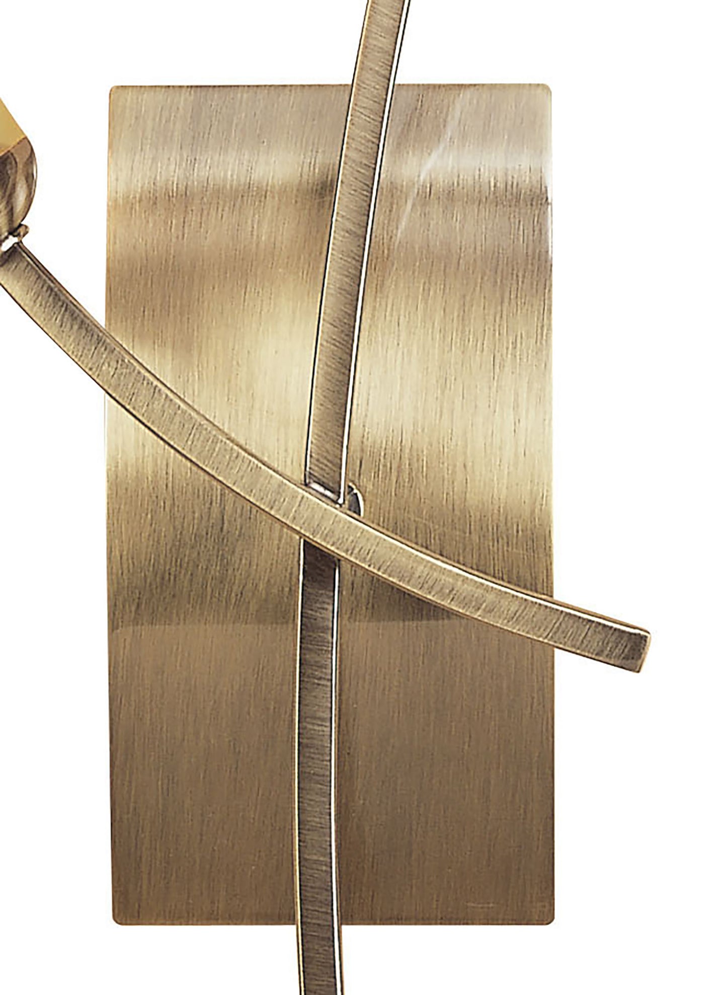 Pietra Wall Lamp Switched 2 Light G9, Antique Brass by Mantra