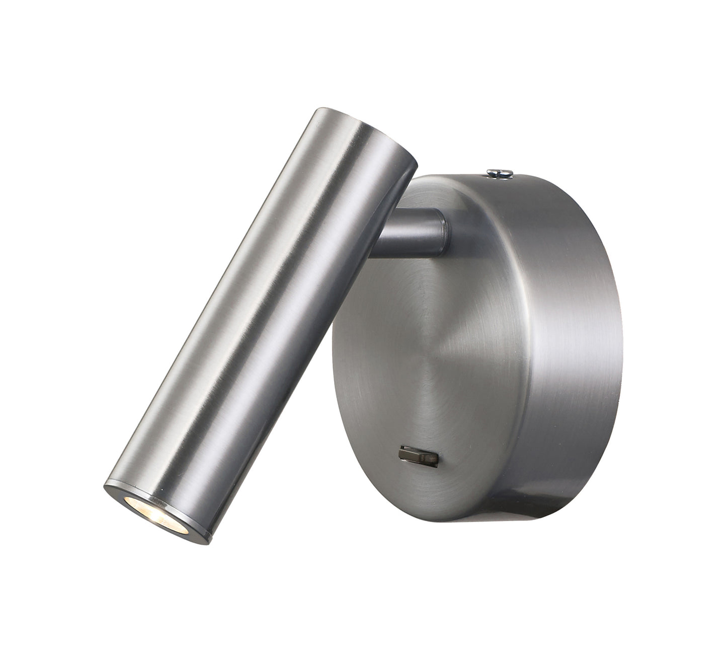 Prea Wall/Reading Light, 3W LED, 3000K, 210lm, Switched, Satin Nickel, 3yrs Warranty by Mantra