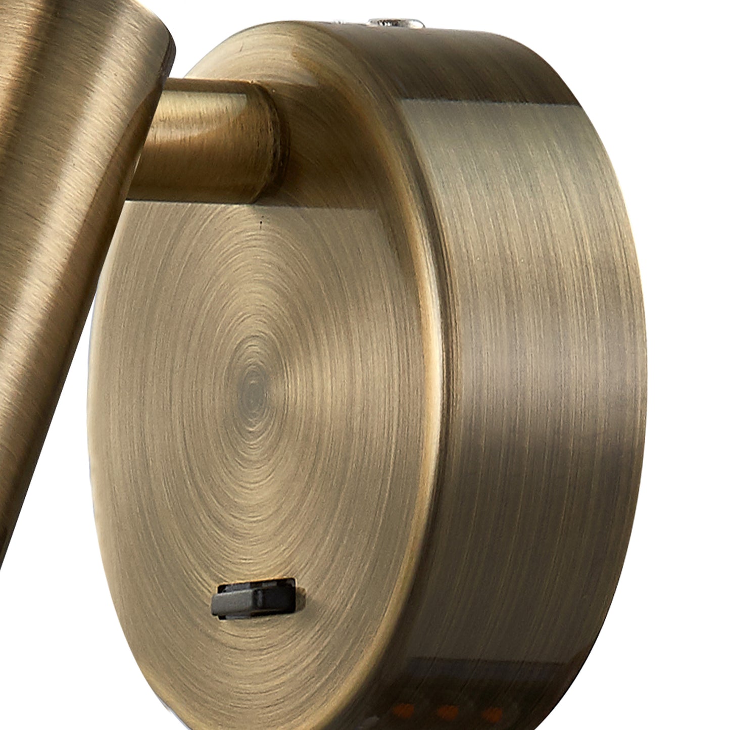 Prea Wall/Reading Light, 3W LED, 3000K, 210lm, Switched, Antique Brass, 3yrs Warranty by Mantra