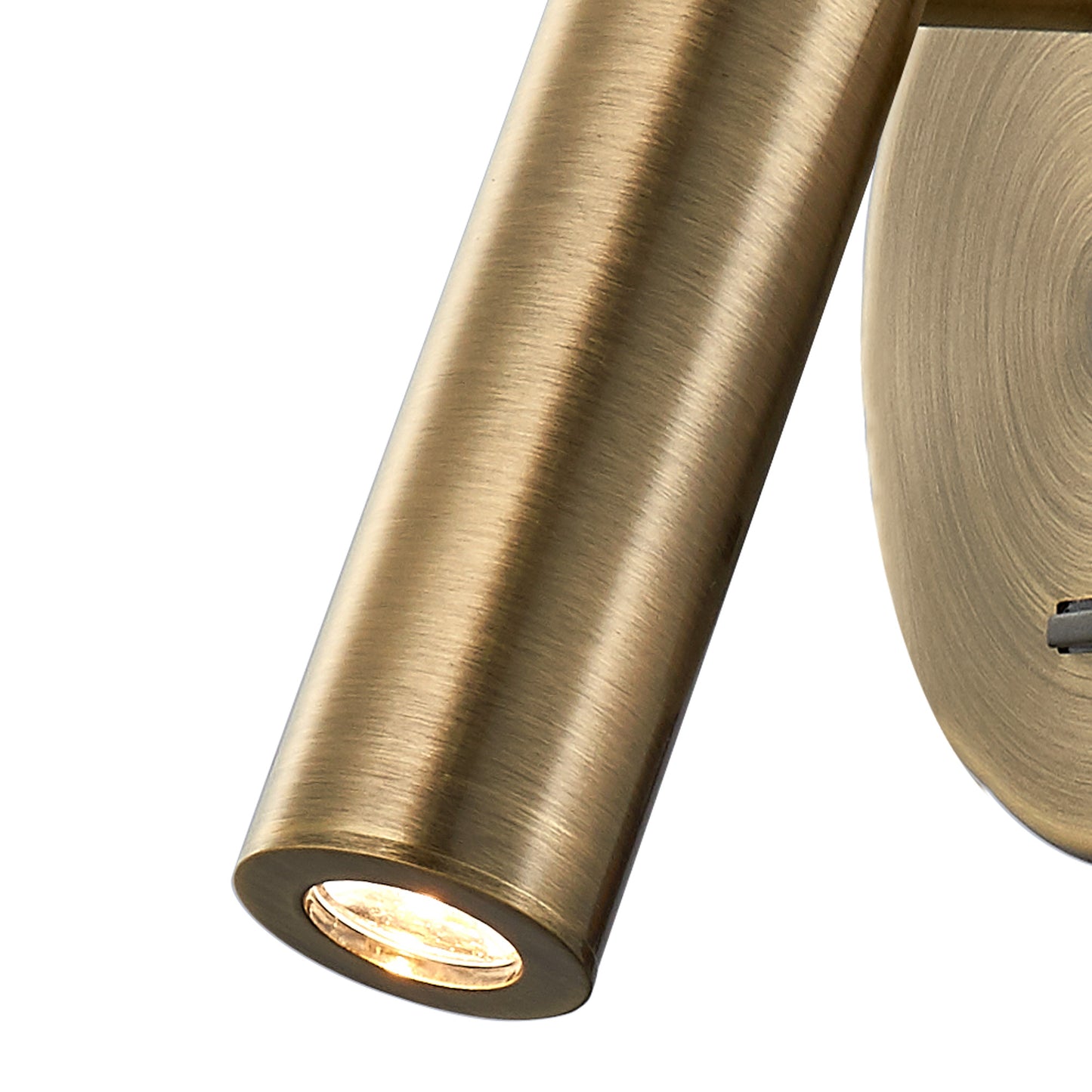 Prea Wall/Reading Light, 3W LED, 3000K, 210lm, Switched, Antique Brass, 3yrs Warranty by Mantra