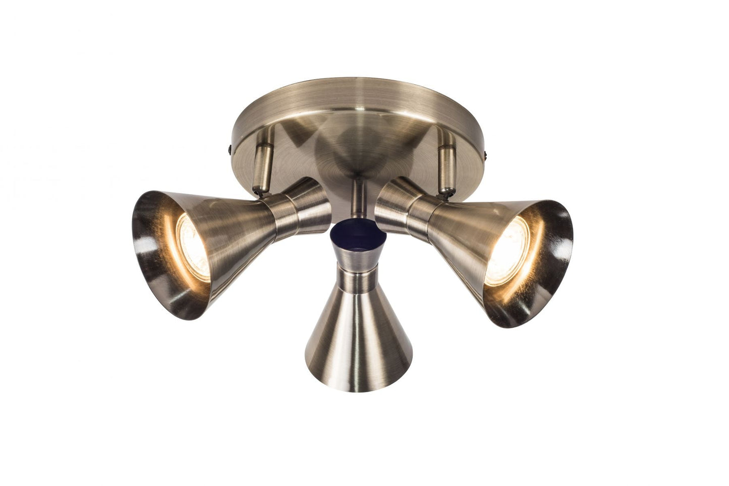 Pixar 3 Light Spotlight Antique Brass