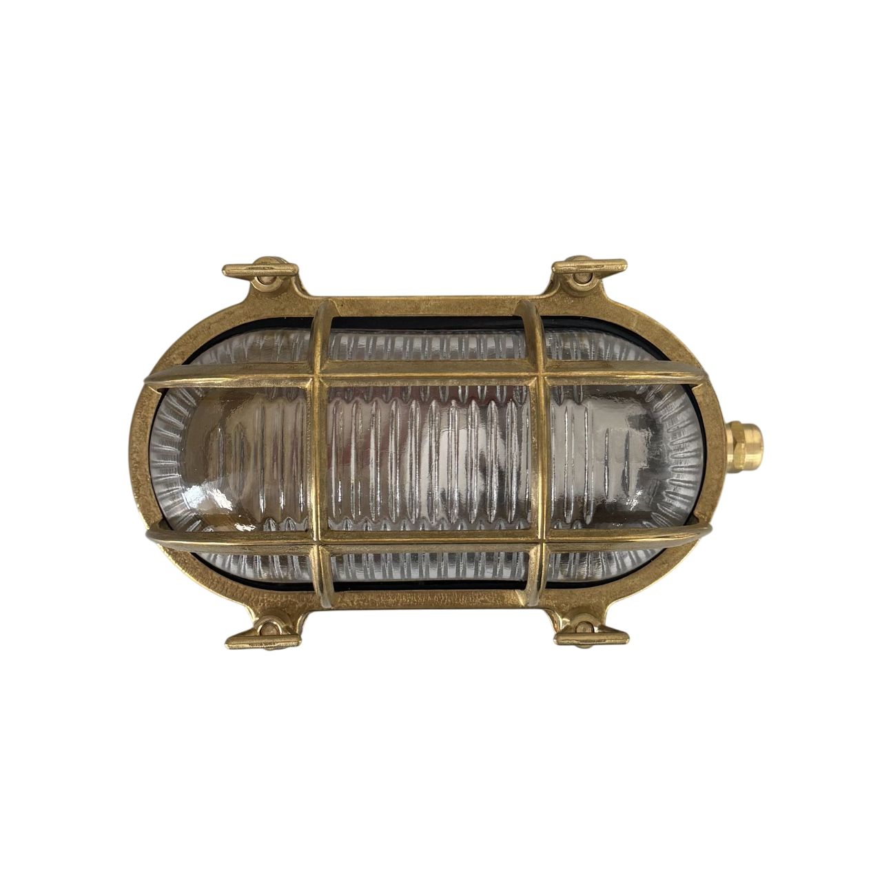 Small Standard Bulkhead (Raw Brass)