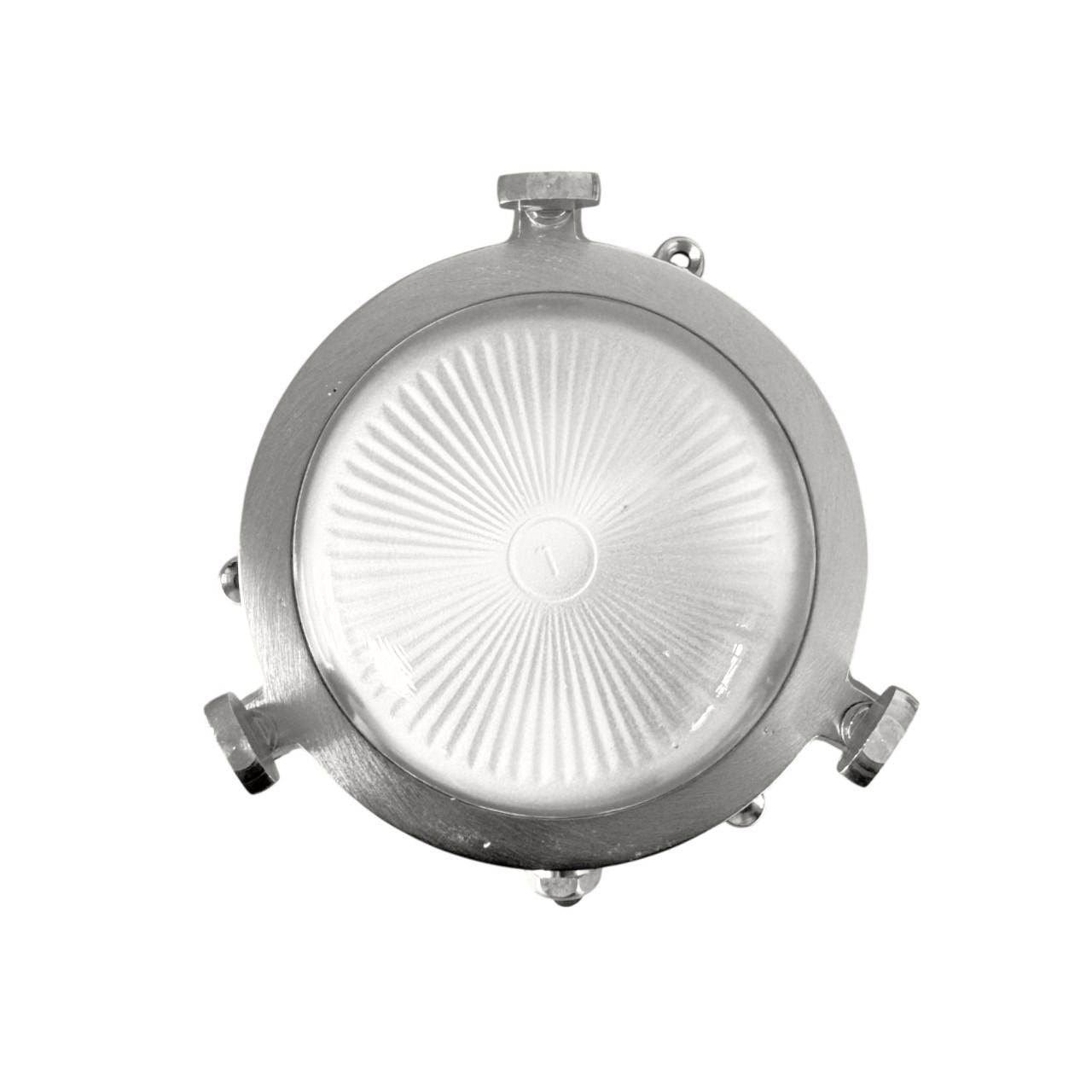 Plain Mini Porthole Bulkhead (Satin Nickel)