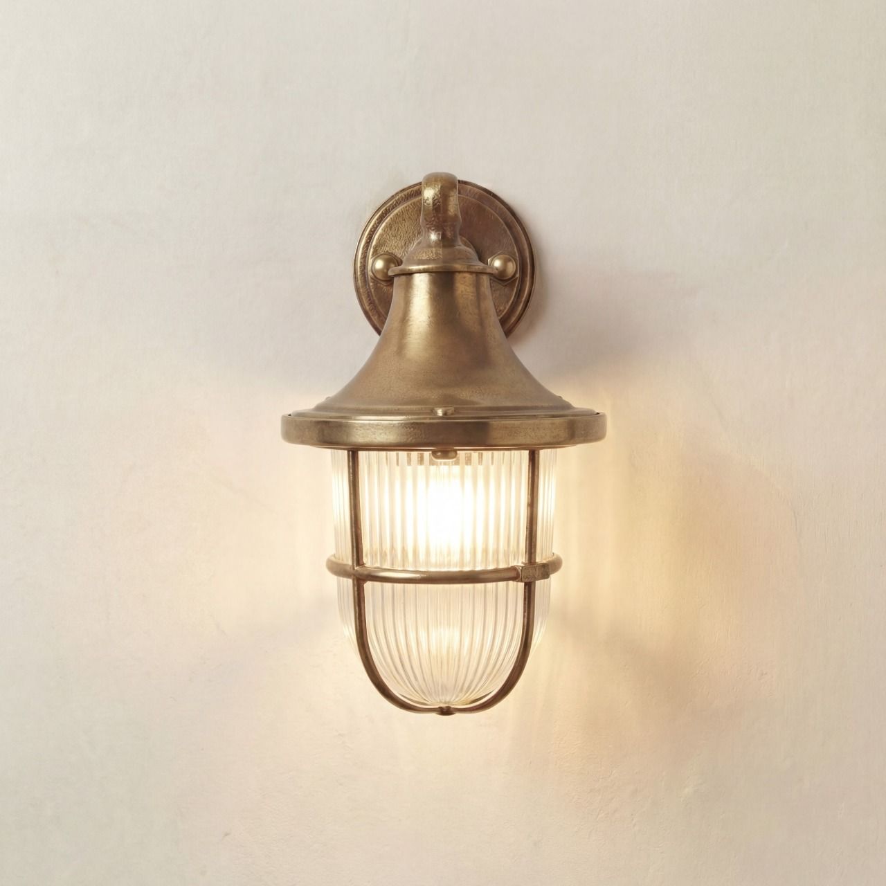 Wall Lantern (Raw Brass)