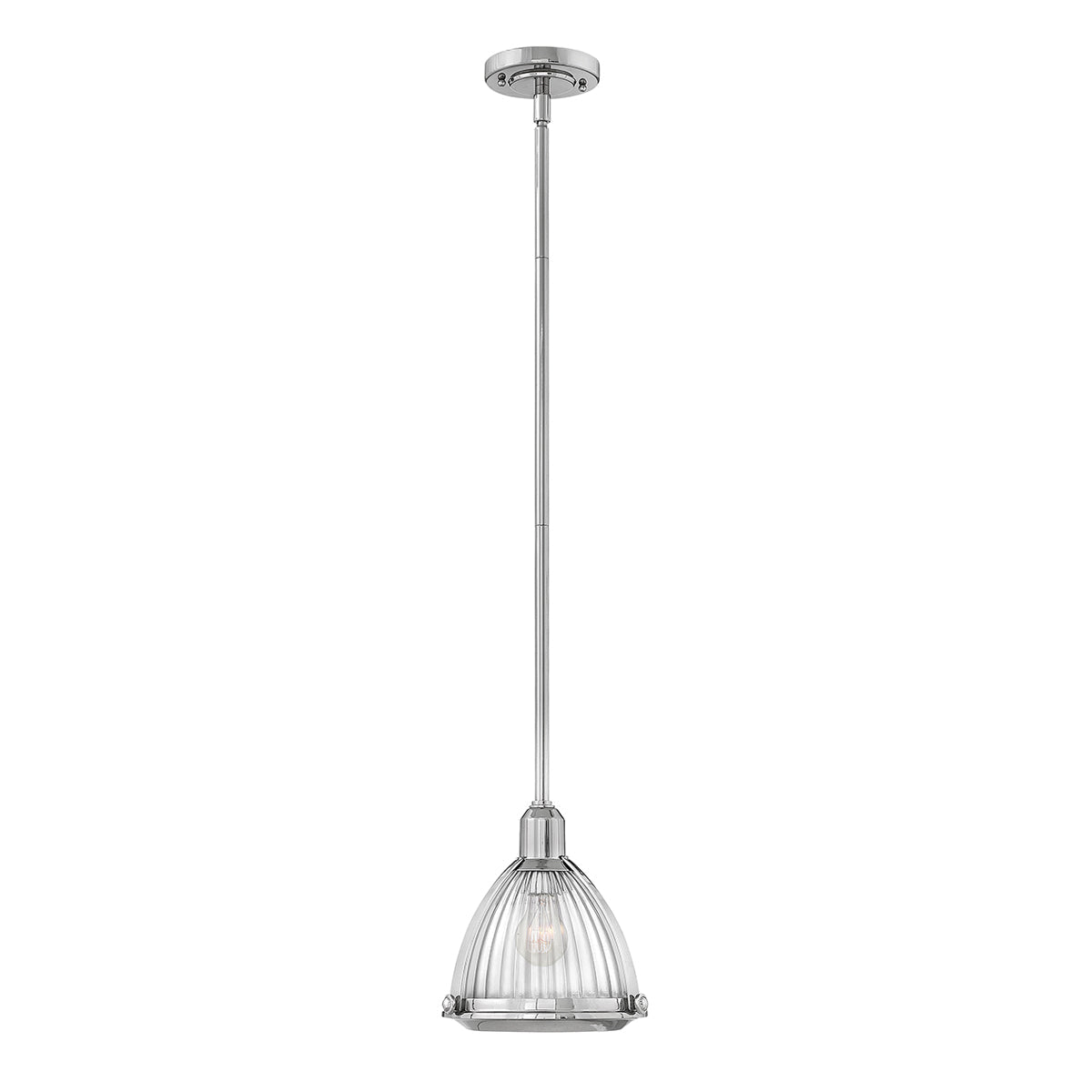 Elroy 1 Light Pendant – Polished Nickel