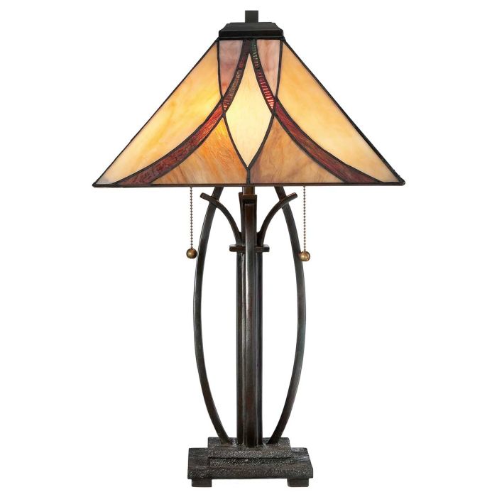 Asheville 2 Light Table Lamp - Valiant Bronze