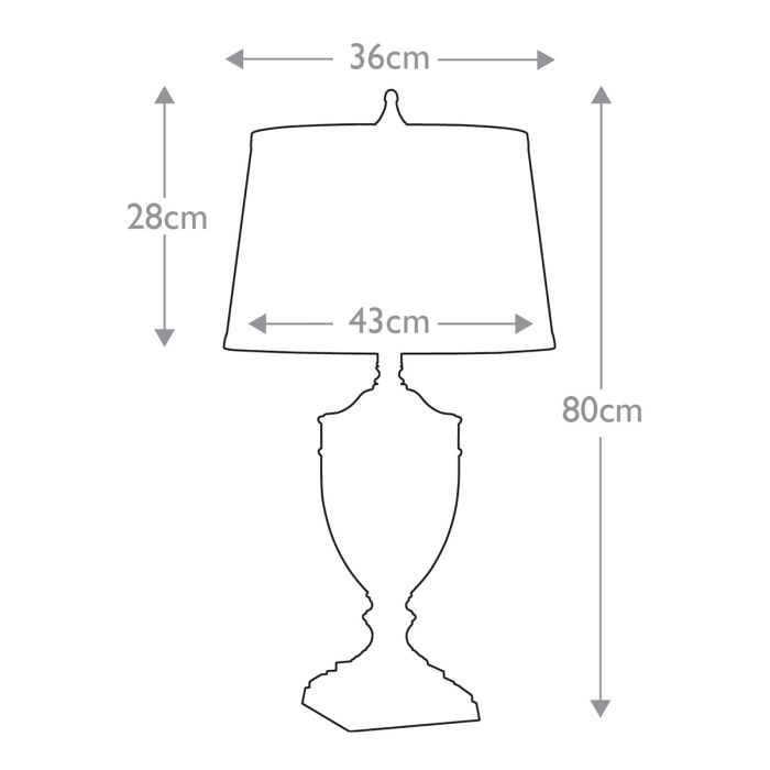 Dennison 1 Light Table Lamp - Brushed Brass