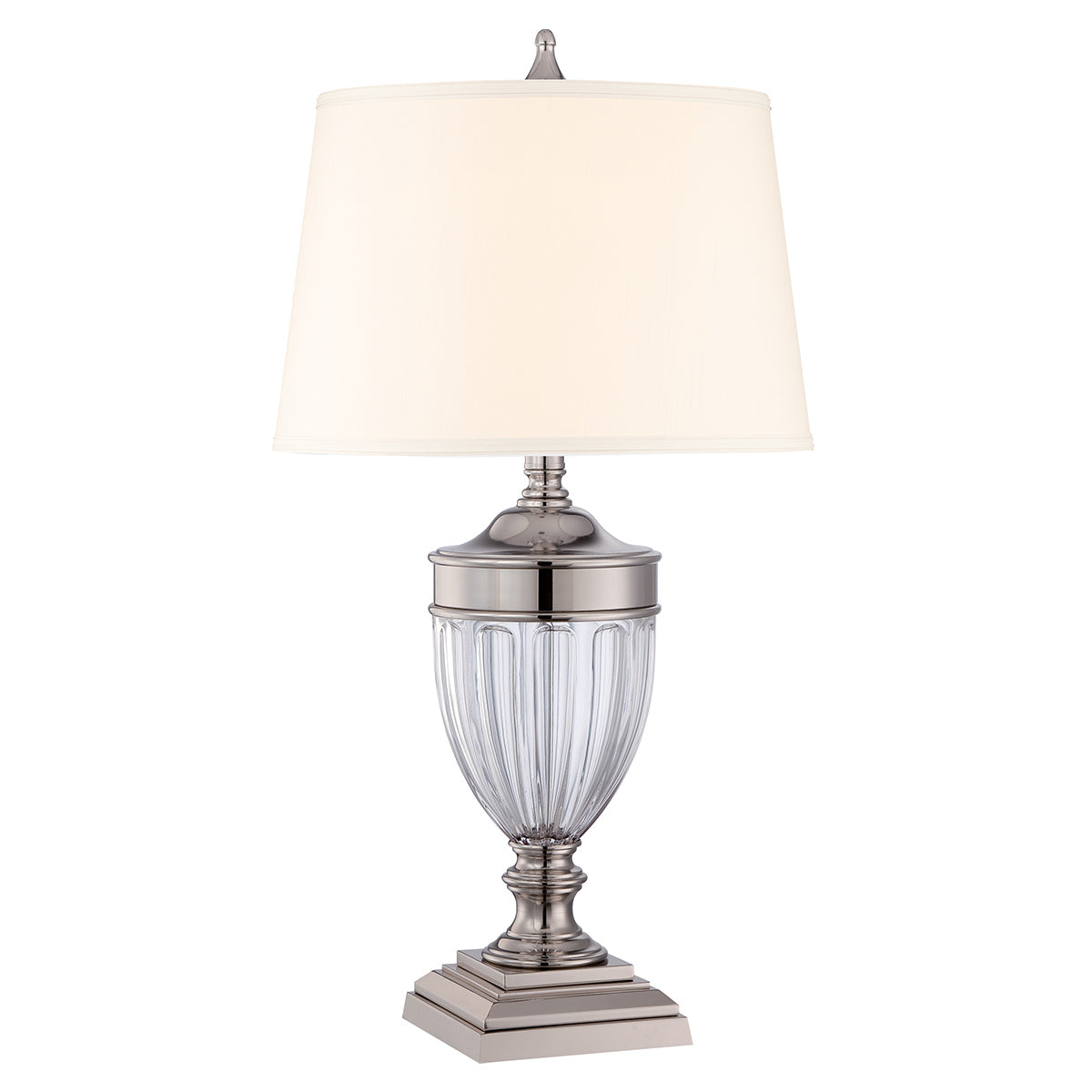 Dennison 1 Light Table Lamp – Polished Nickel