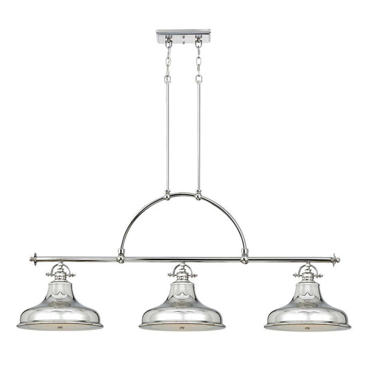 Emery 3 Light Island Light – Imperial Silver