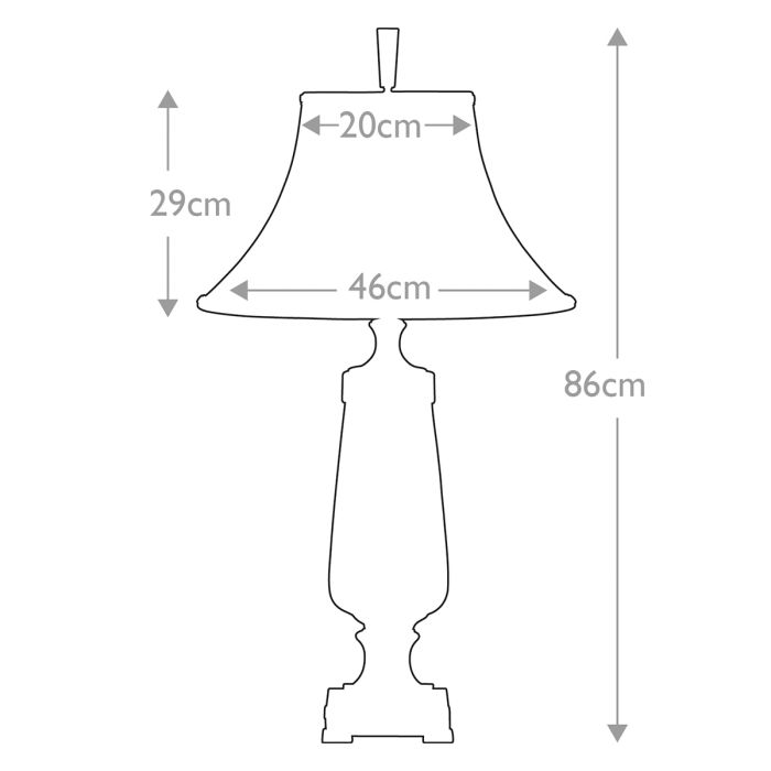 Monteverde 1 Light Table Lamp - Green / Aged Brass