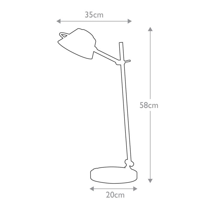 Spencer LED Table Lamp in Brushed Nickel - Brushed Nickel